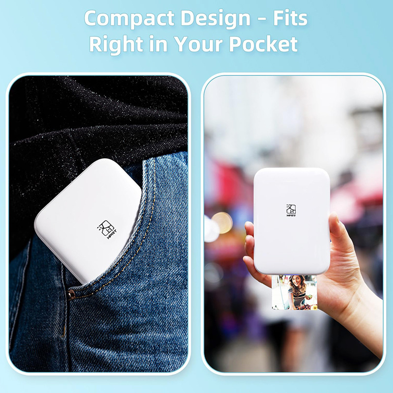 Mini Color Photo Printer Three Inch Mobile Phone Bluetooth Pocket Machine Portable Color Photo Printing