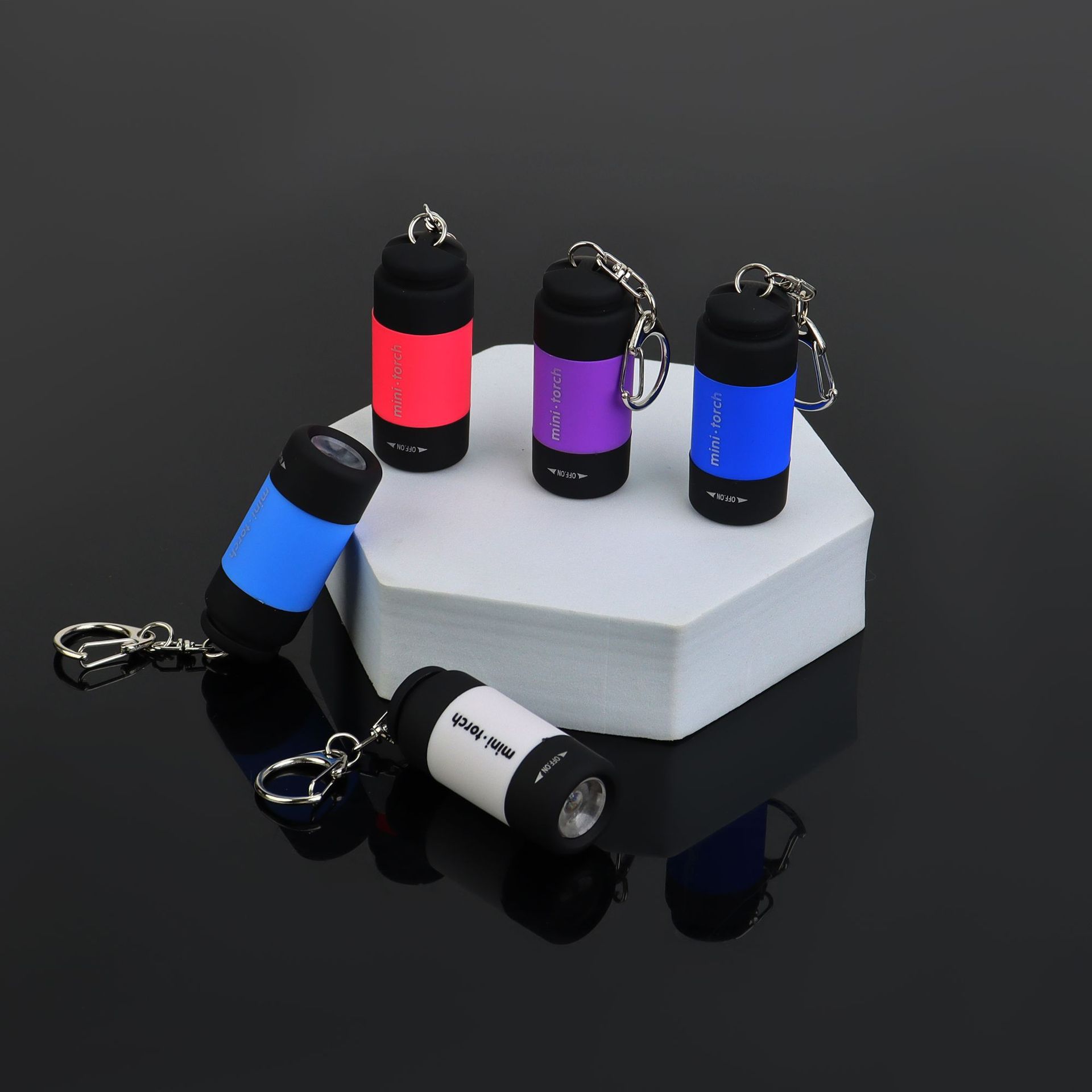 White Light Led Strong Light Flashlight Rechargeable Multi-Purpose Long-Range Portable Ultra-Bright Household Small Flashlight Portable Side Light