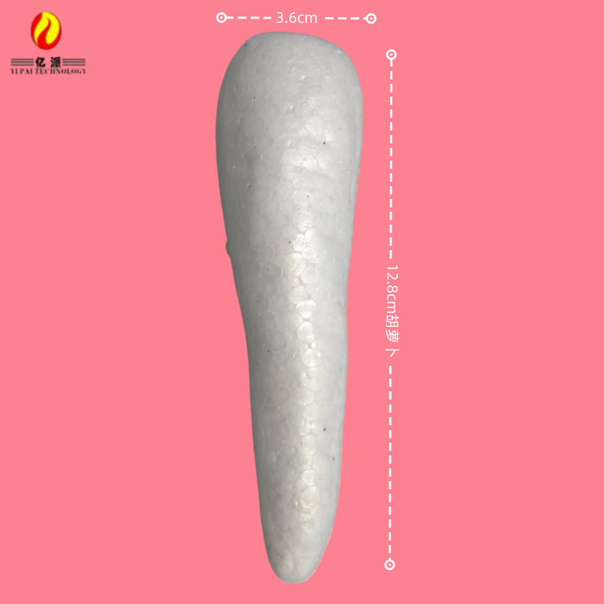 Модель моркови из пены