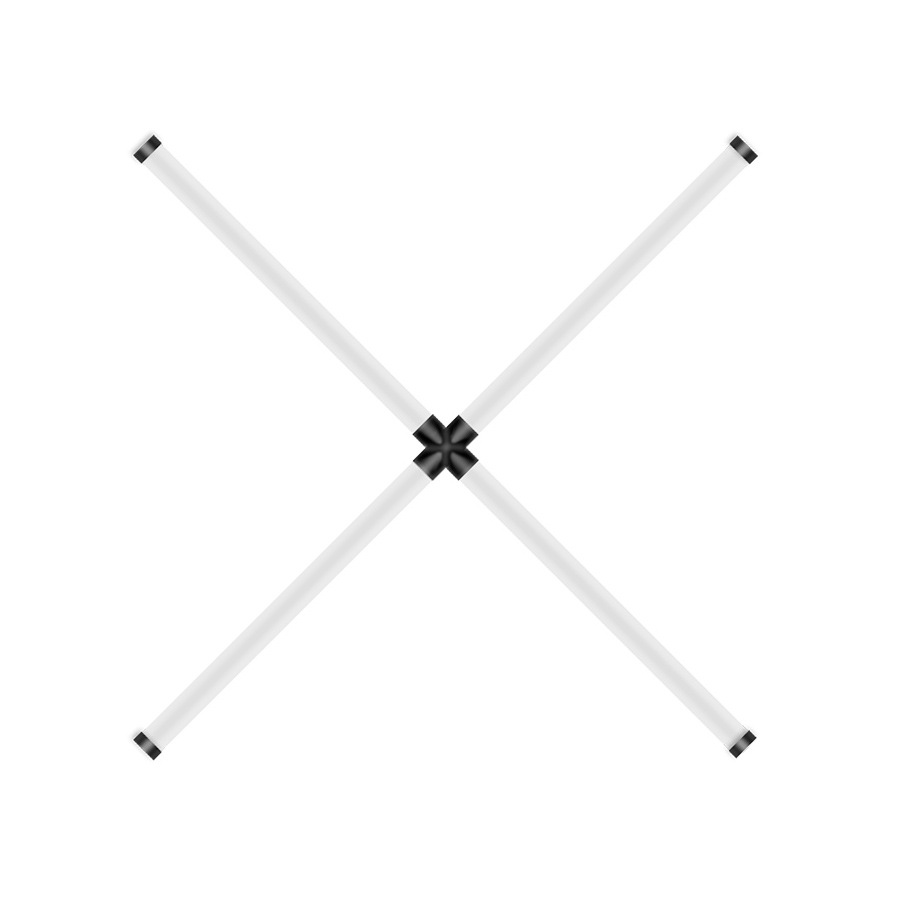 Led Pixel Tube Dance Beauty Light 360 Degree Luminous Colorful Cloud Tube Acrylic Free Shape Bar Colorful Neon Light