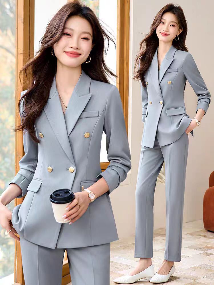 Suit Women's High-End Autumn New Business Suit 2025 Elegant Interview Formal Work Clothes Suit