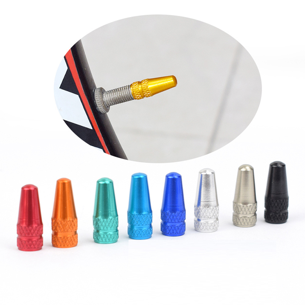 Ten-color French valve cap CNC bicycle aluminum alloy French nozzle air nozzle cap color air nozzle cover valve cover