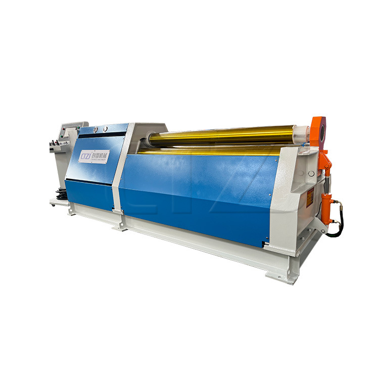 Chuangtu W12 Automatic 4 Rollers Rolling Machine 4Mm*1500Mm Hydraulic Servo Steel Protective Tube Rolling Machine
