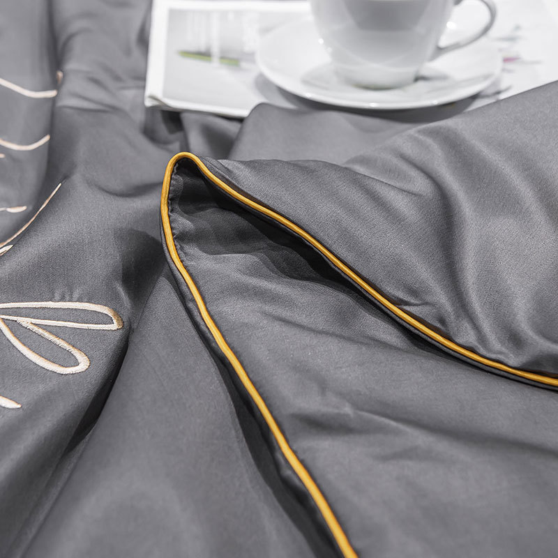 Ice Feather 2025 New Embroidered Washed Silk Summer Quilt Quilt Core-Trend Series