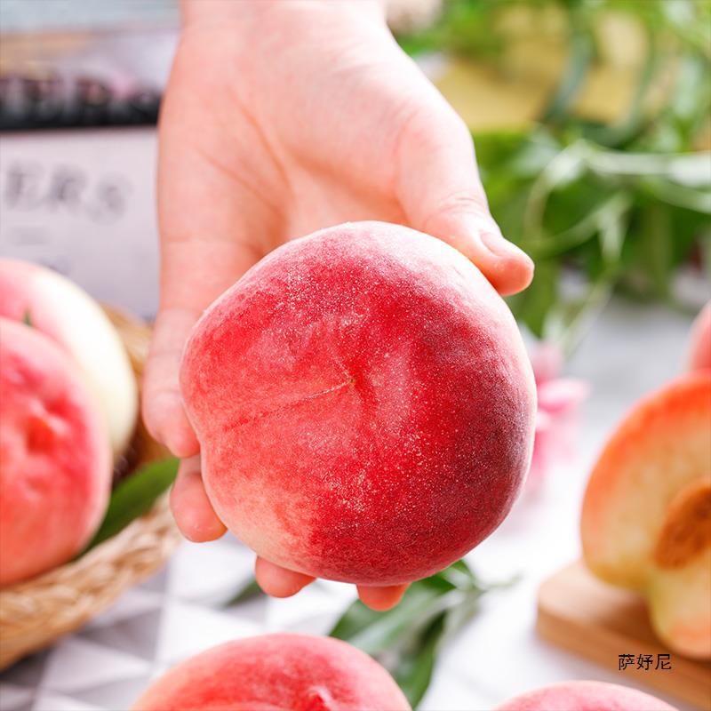 Freshly Picked Peaches, 5kg Large Peaches, Seasonal Fresh Fruit, Whole Box with Free Shipping, Soft and Crisp Sweet Peaches