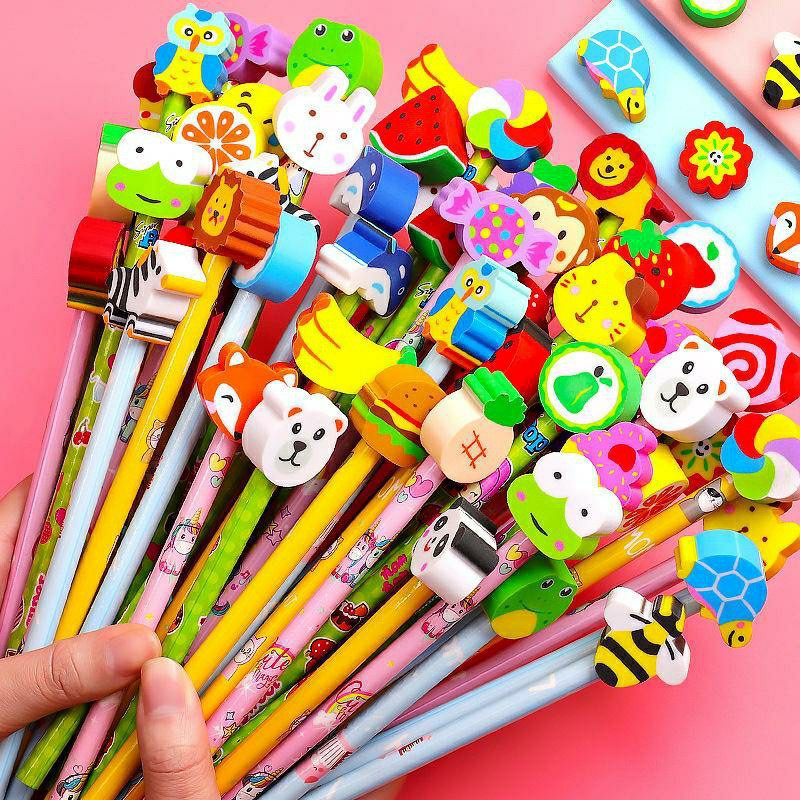 Креативные канцелярские товары, карандаши с мультяшными животными для начальной школы, призы для учеников