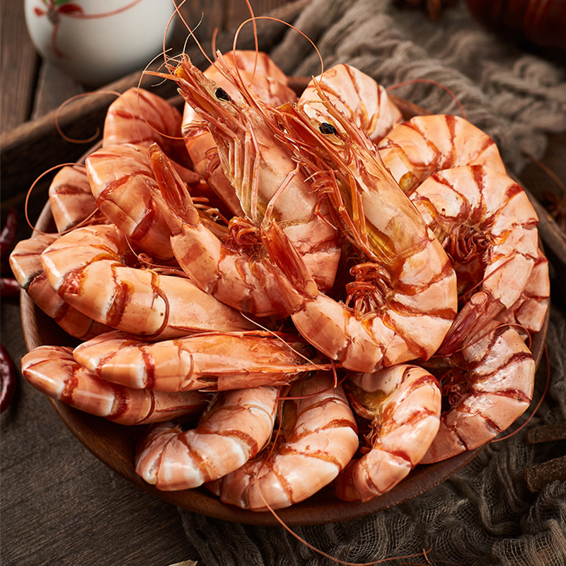 Light Dry Roasted Dried Shrimps Ready-To-Peel Dried Shrimps Dried Seafood Manufacturers Wholesale Large Roasted Dried Shrimps