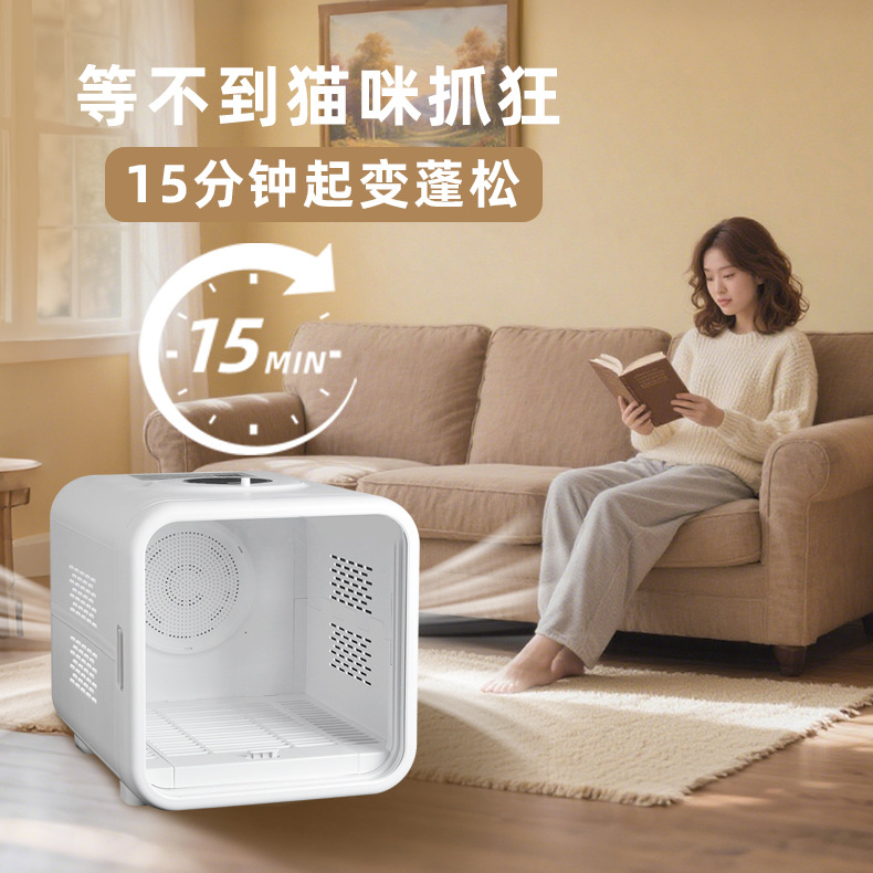 Pet Dryer Cat Drying Box Household Quiet Cat and Dog Small Hair Blow Water Machine Pet Drying Box