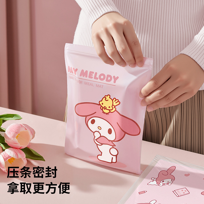 Sanrio Disposable Placemat Baby Portable Going Out Oil-proof Waterproof Children's Baby Dining Chair Dining Table Mat Tablecloth