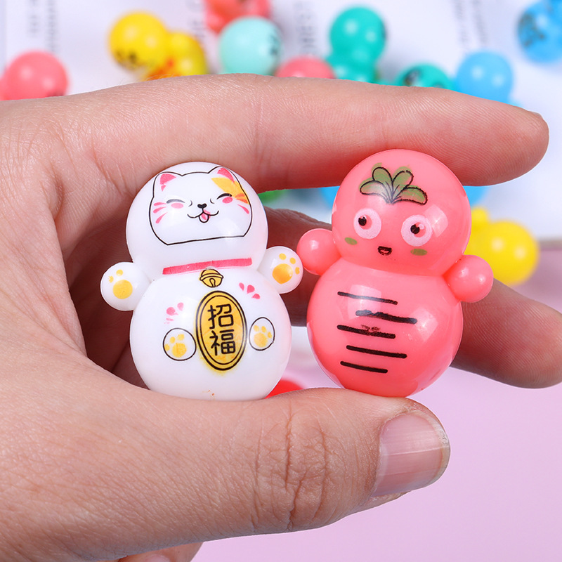 Children's Educational Desktop Game Cartoon Mini Tumbler Toy Shake Tone Same Style Kindergarten Baby Gift Blind Box