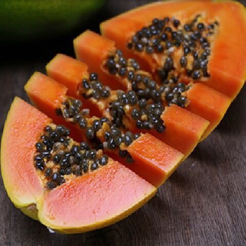 Papaya Hainan Milk Loaded Fresh Breast Fruit Season Green Papaya Manufacturers Wholesale Spot Casual Snacks