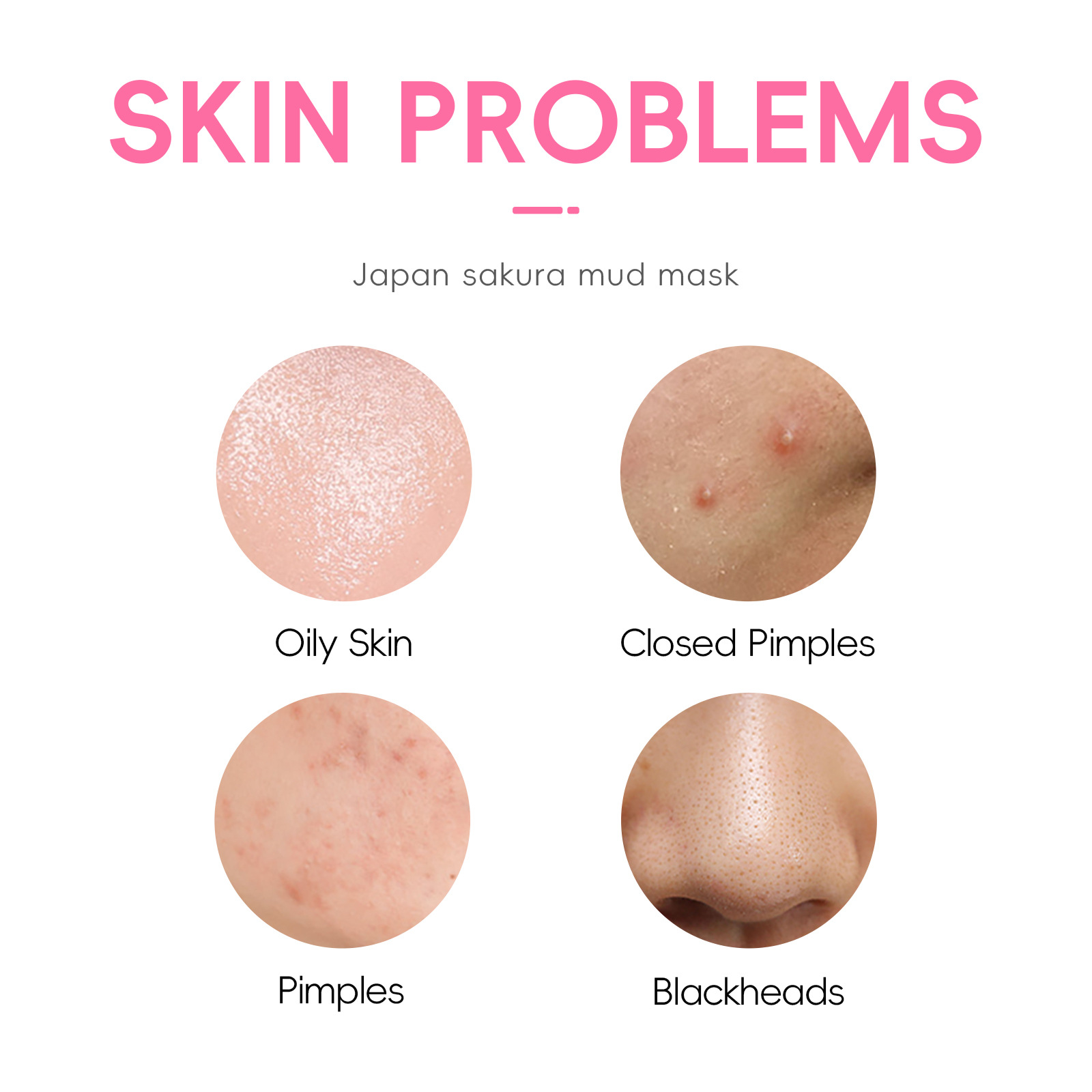 New Laiko Sakura Mask (Series) 5g Cleans Pores Mud Mask Apply Hydrating and Moisturizing Foreign Trade Mask