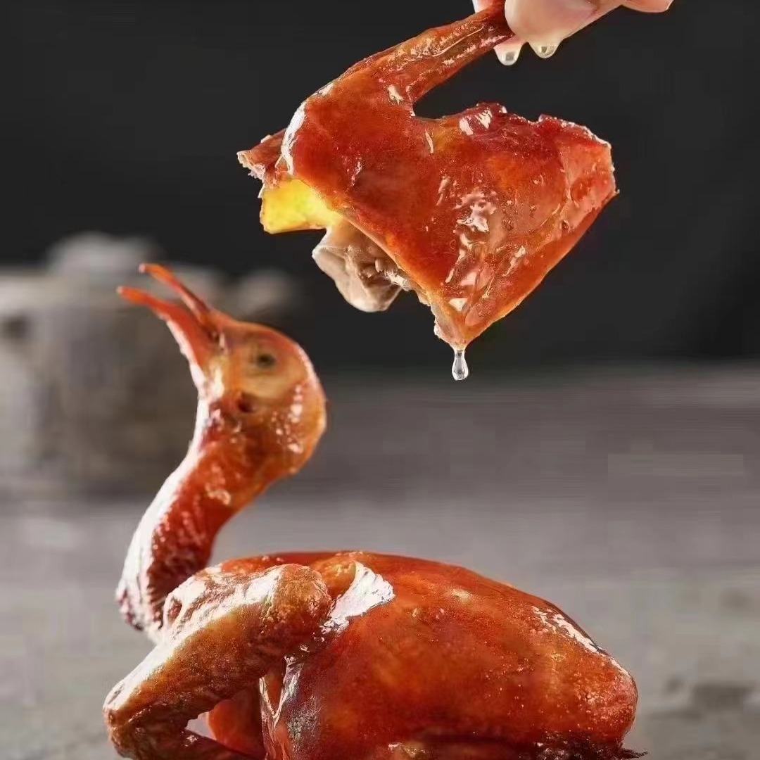 Cantonese-Style Crispy Young Pigeon Semi-Finished Frozen Quick-Frozen Marinated Braised Juicy Young Pigeon for Restaurants and Hotels in Stock