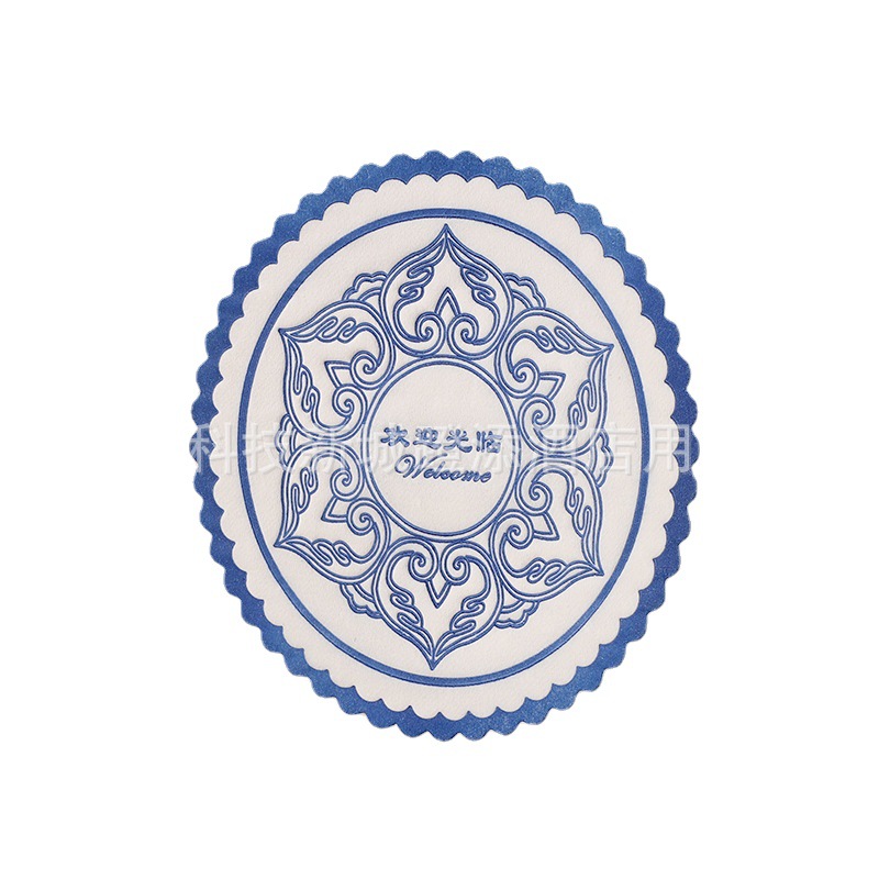 Disposable paper coaster absorbent coaster printable advertising round mat hotel supplies manufacturer sales
