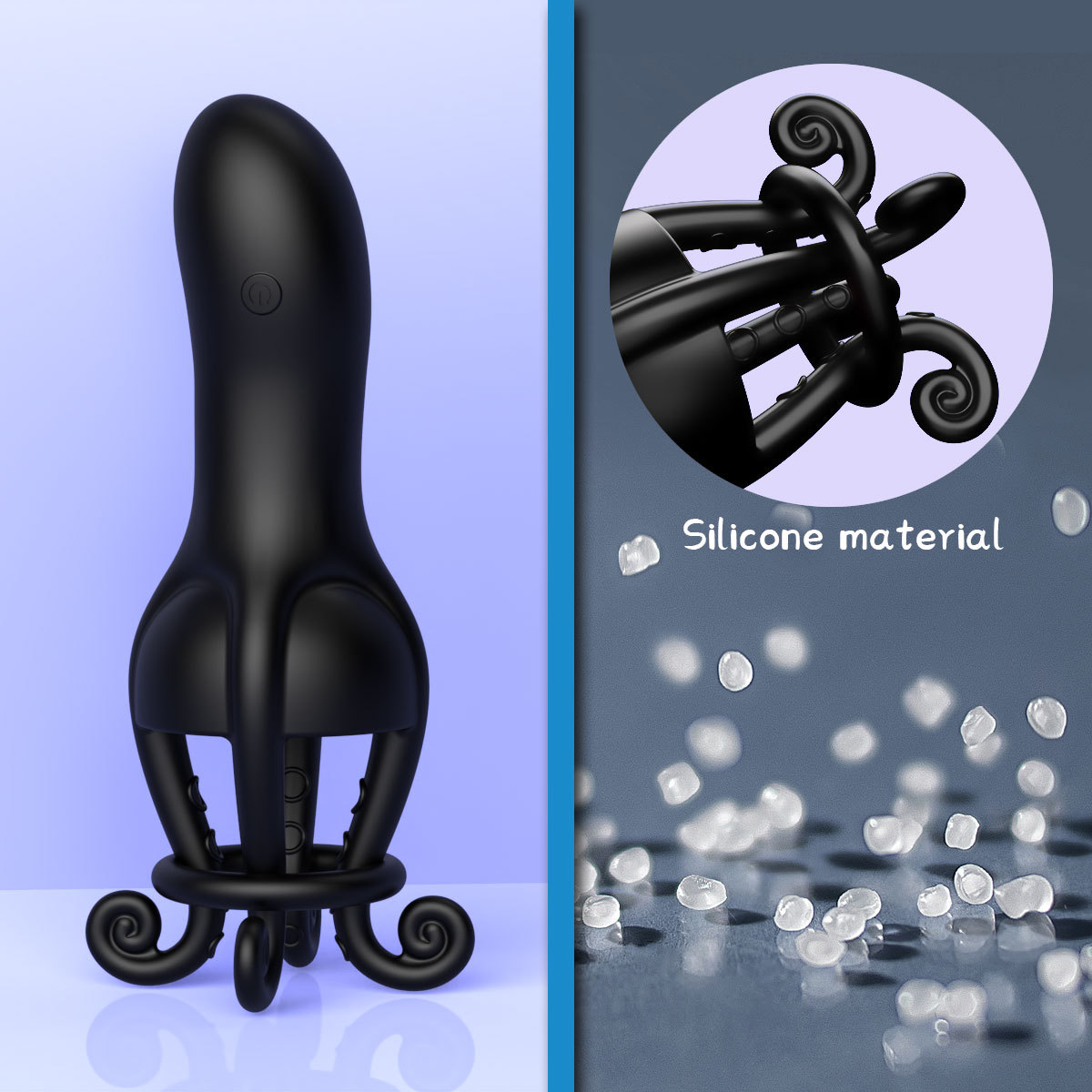 Men's Masturbation Tongue Add Vibration Men's Penis Trainer Adult Sex Products