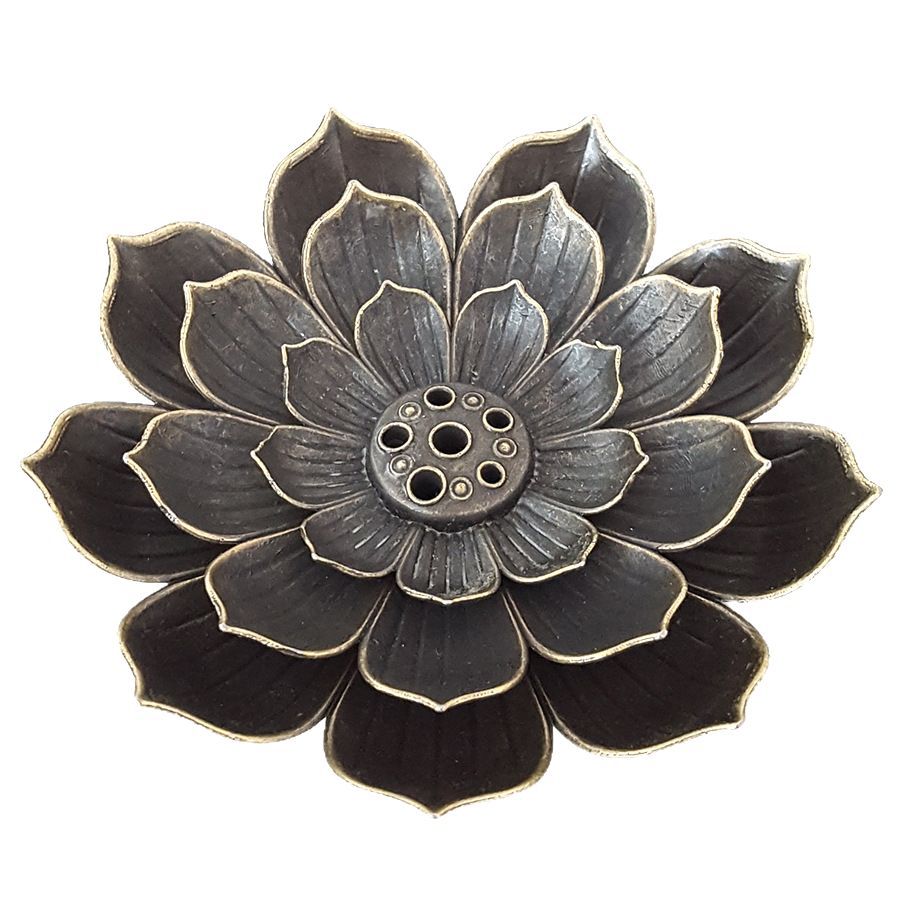 Factory batch explosion three-layer lotus incense incense burner retro incense burner Zen incense incense thread incense wire incense burner