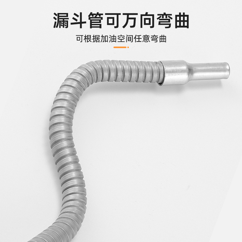 Wholesale with filter net hand-free iron universal fuel funnel car truck motorcycle oil fuel funnel