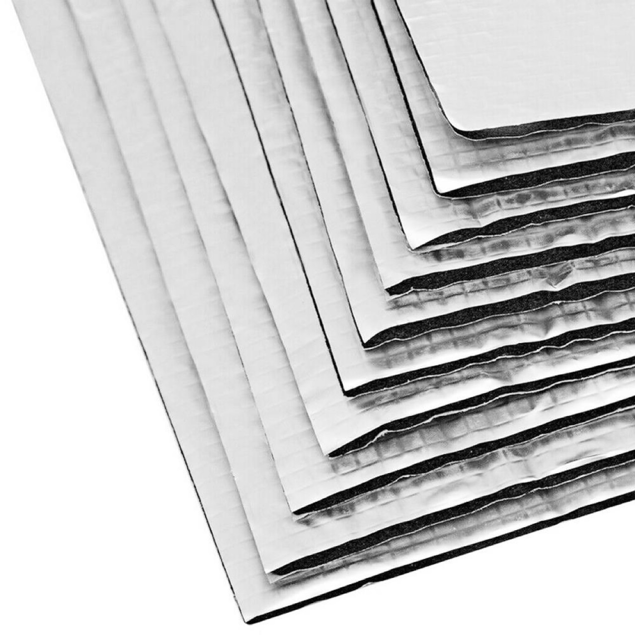 10 Sheets Soundproof Shock Mat Car Mute Compact Van5Mm Insulation Cotton