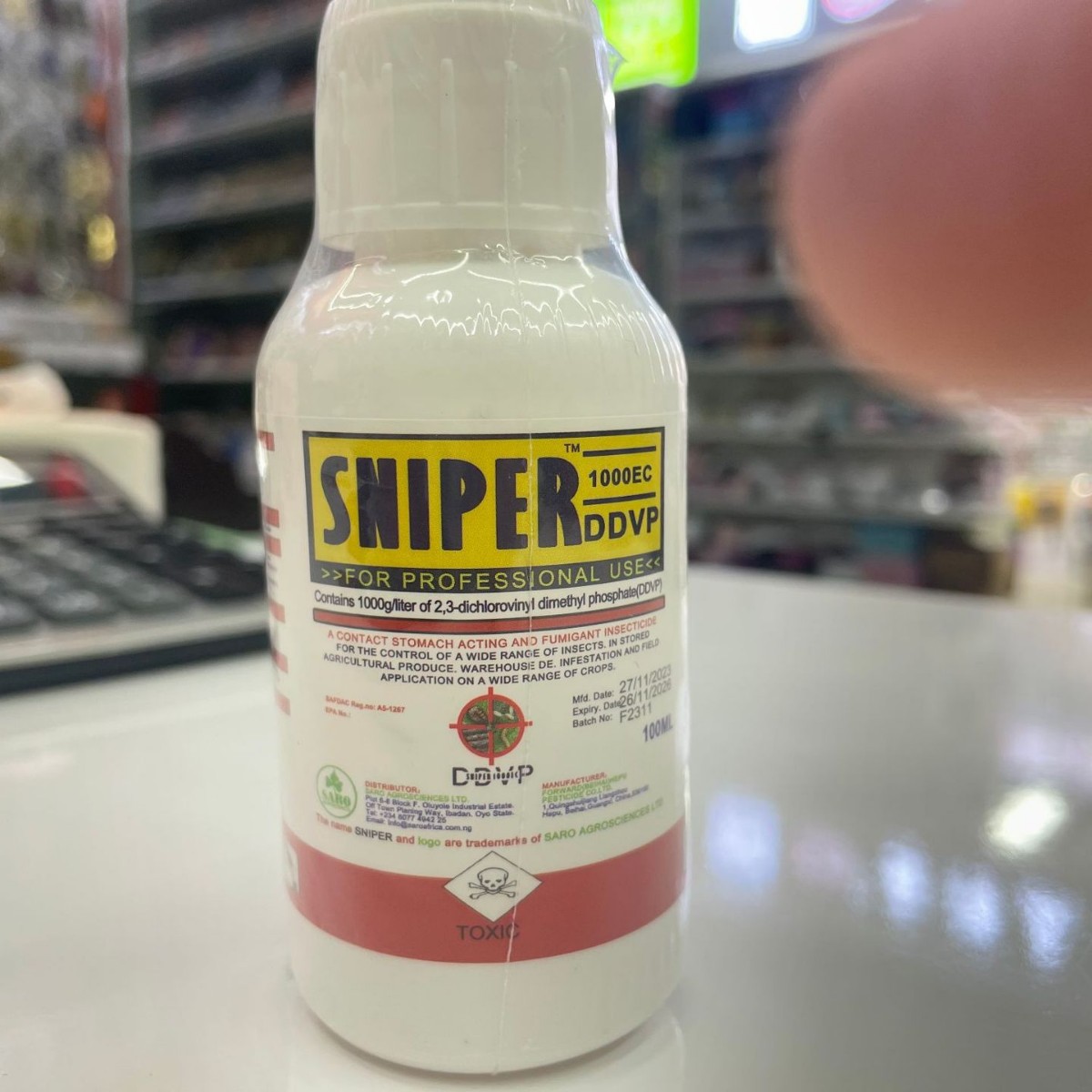 English Version of Insecticide Household Insecticide Ddvp to Kill Cockroaches, Ants and Flies Killer Sniper