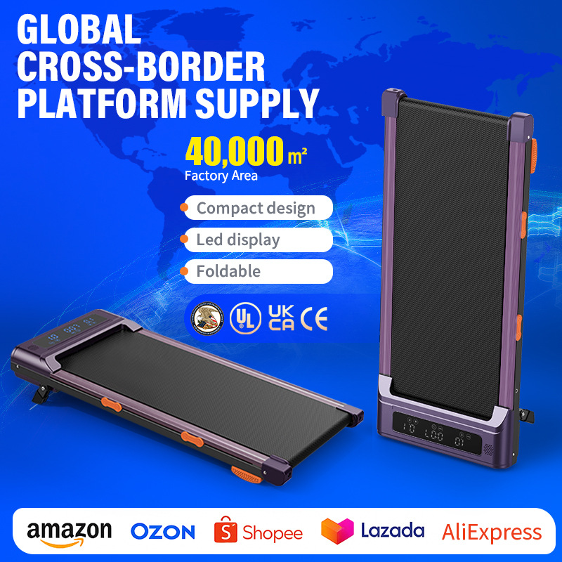 Household Fat-Burning Smart Walking Machine Black Basic with Armrests Calorie Consumption Bluetooth Folding Tablet Treadmill