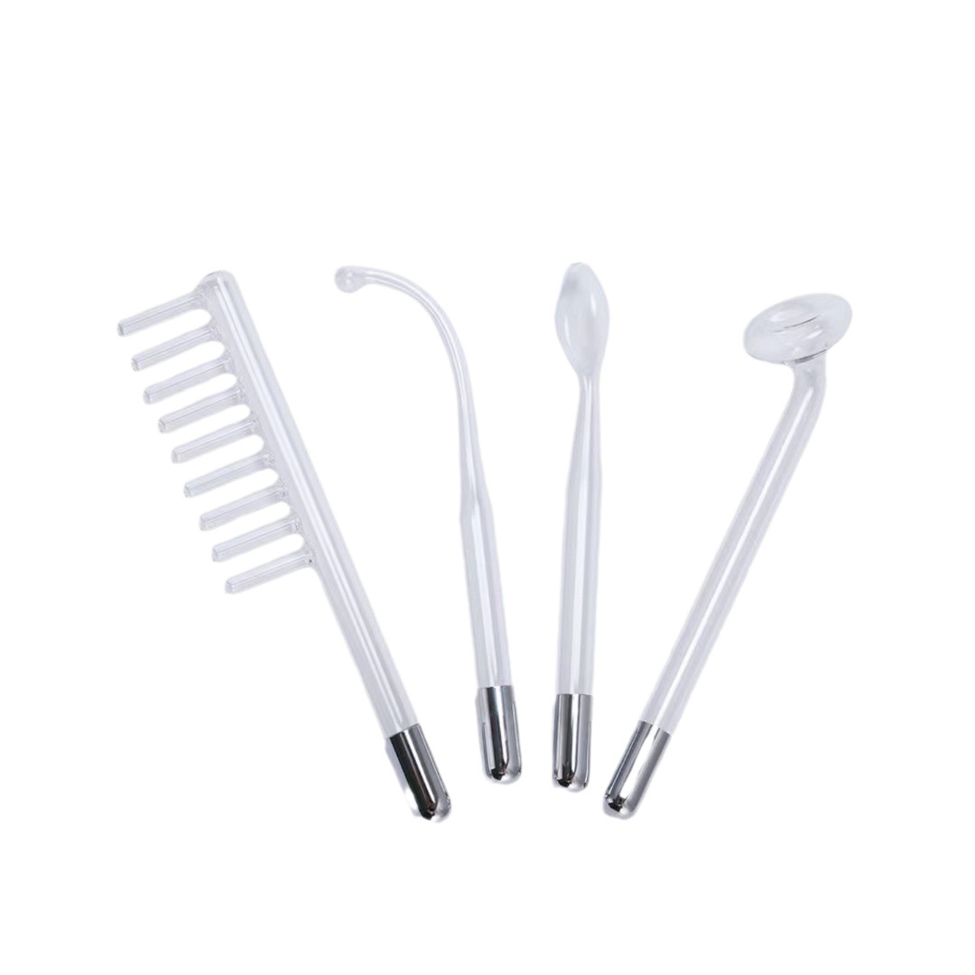 High-frequency electrotherapy tube high-frequency electrotherapy stick beauty instrument glass tube electrotherapy comb red light high-frequency electrotherapy glass