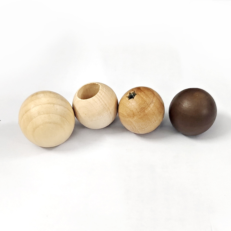 Popular Lotus Wood Round Balls Wooden Beads Solid Wood DIY Toys Handicrafts Furniture Home Decoration Wooden Accessories