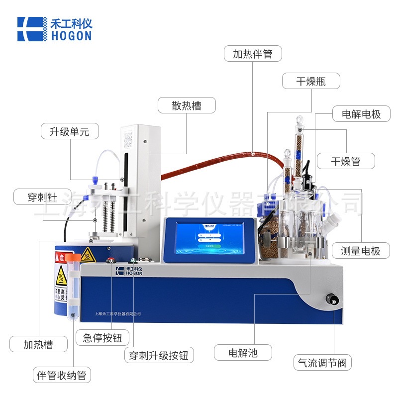 Measure the Moisture Content of Lithium Battery Silicon-Based Composite Anode Material Akf-Ch6
