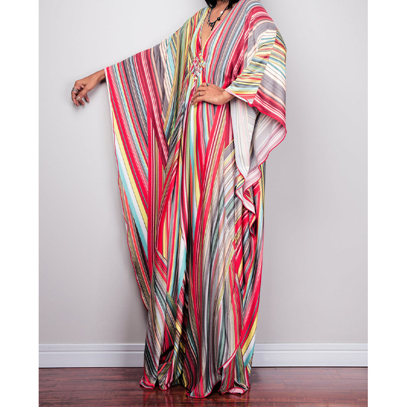 Europe and the United States cross-border foreign trade Amazon new beach blouse holiday leisure loose sun protection bikini robe