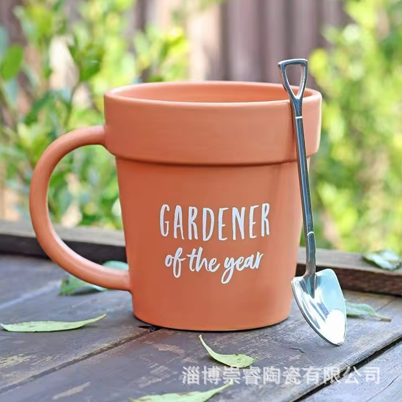 Креативная пасторальная кружка, классическая мексиканская керамика, популярная красная земляная кружка