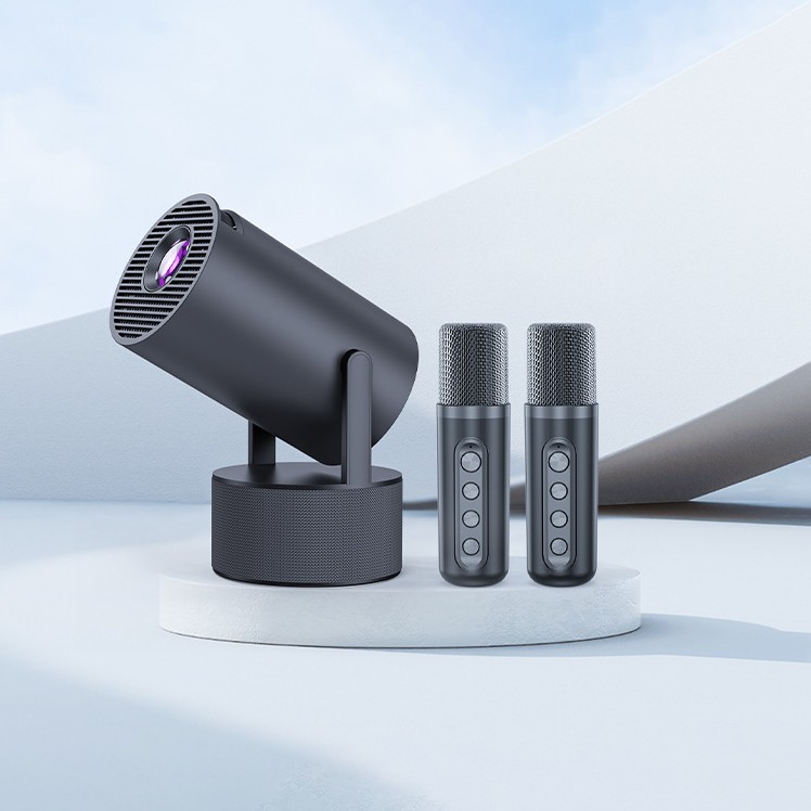 Cross Border HY300PRO Projector A008 Smart Mini Portable Home Projector Outdoor 4K Ultra HD