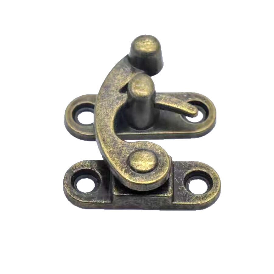 Die-Cast Horn Lock Packaging Box 28*33 Zinc Alloy Horn Buckle Custom Gift Box Buckle Clothing Belt Ring Antique Lock