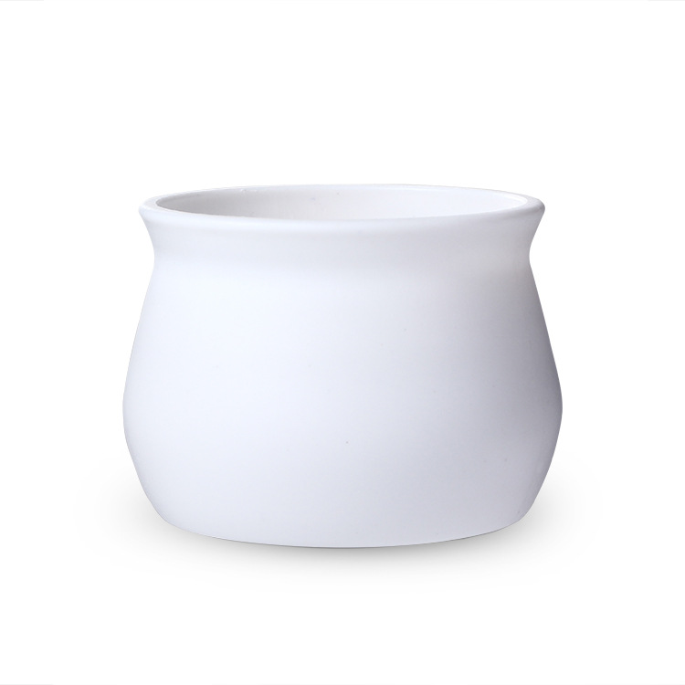 Factory Direct Plastic Flower Pot Simple Round Bonsai Anti-fall Mini Flower Pot Wool Twist Rod Simulation Small Flower Pot