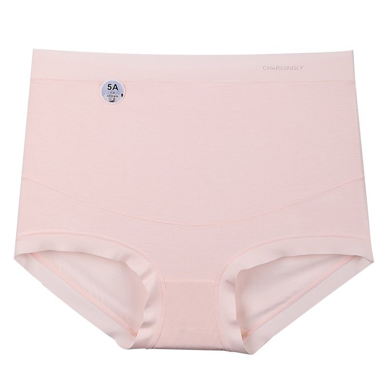 Baby Cotton Pregnant Women's Underwear Women's Pure Cotton Crotch High Waist Abdominal Decompression Teenage Women's Hip-lifting Shorts for Middle and Late Pregnancy