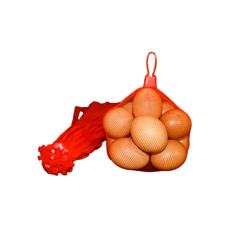 Encrypted egg net bag net bag supermarket nylon net small eye net for eggs special net for poultry eggs red PE wire mesh