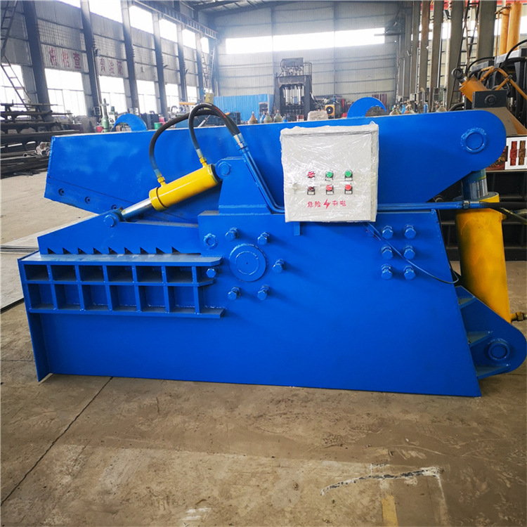 Angle Steel Scrap Aluminum Cutting Machine, Fully Automatic Metal Rebar Shearing Machine, Clamp Copper Hydraulic Bridge-Breaking Aluminum Crocodile Shearing Machine