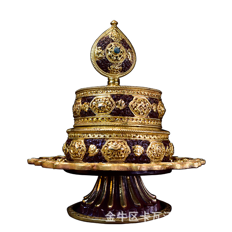 Man Cha Luo Manza Plate Nepal Supply Ornaments Copper Handmade Carved Copper Manza Plate