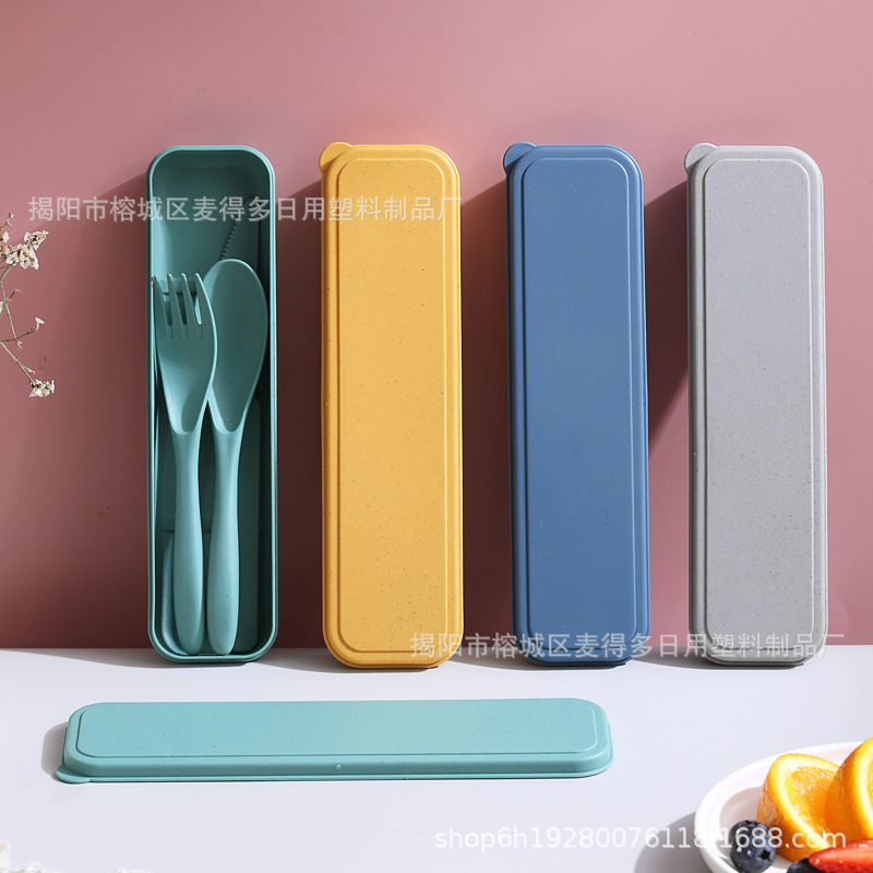 Кросс-бордер, набор столовых приборов из соломы, три предмета, Amazon