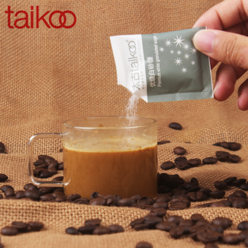 Taikoo Taikoo Coffee Mate Seasoning Candy High Quality White Sugar Pack Black Coffee Premium 5g*424 Pack Wholesale