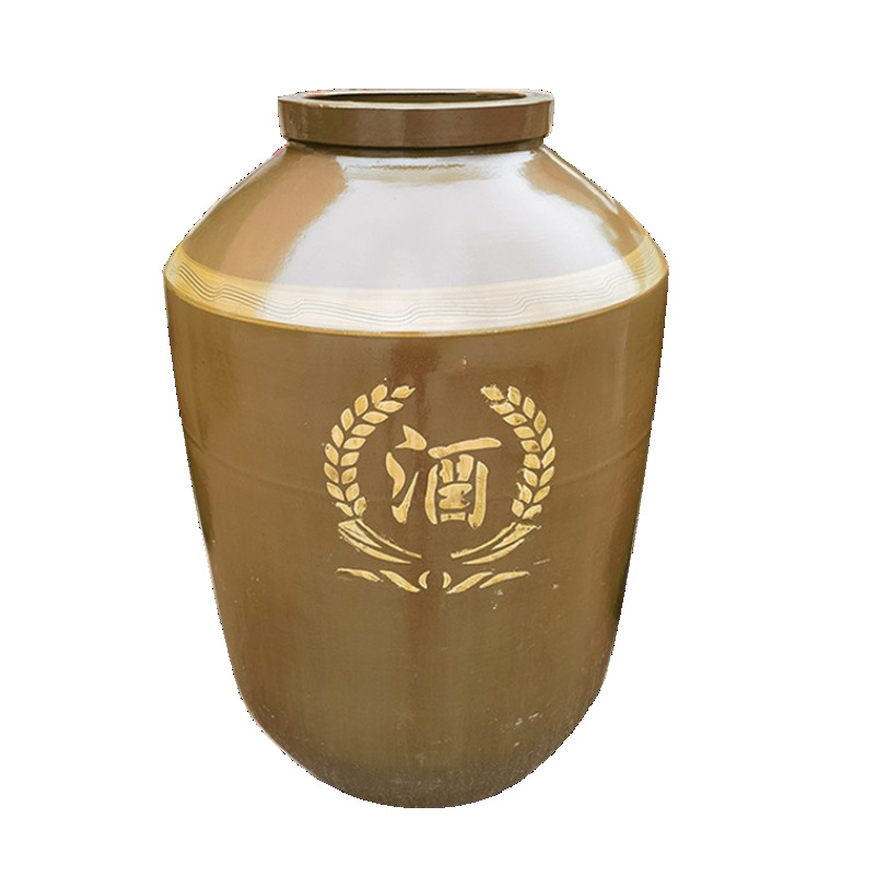 [250kg Wine Jar] 250kg Processing Customized Earthenware Wine Jar Wholesale Ceramic Xizang Wine Jar Batch