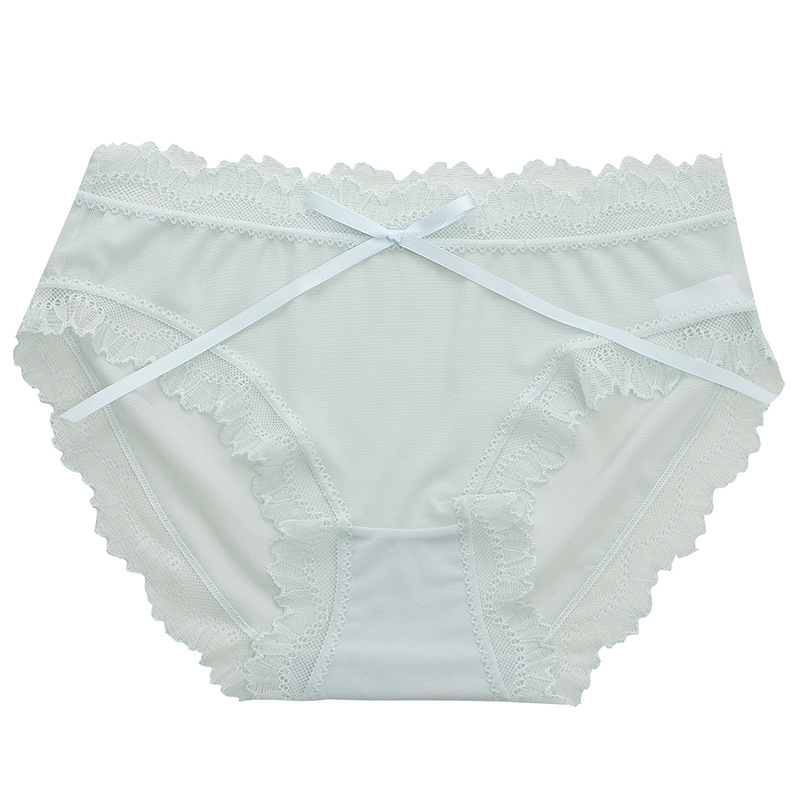 Panties Women's Lace Sexy Mid-waist Japanese Girl's Light Breathable Lace Panties Women's Sexy Lace Panties