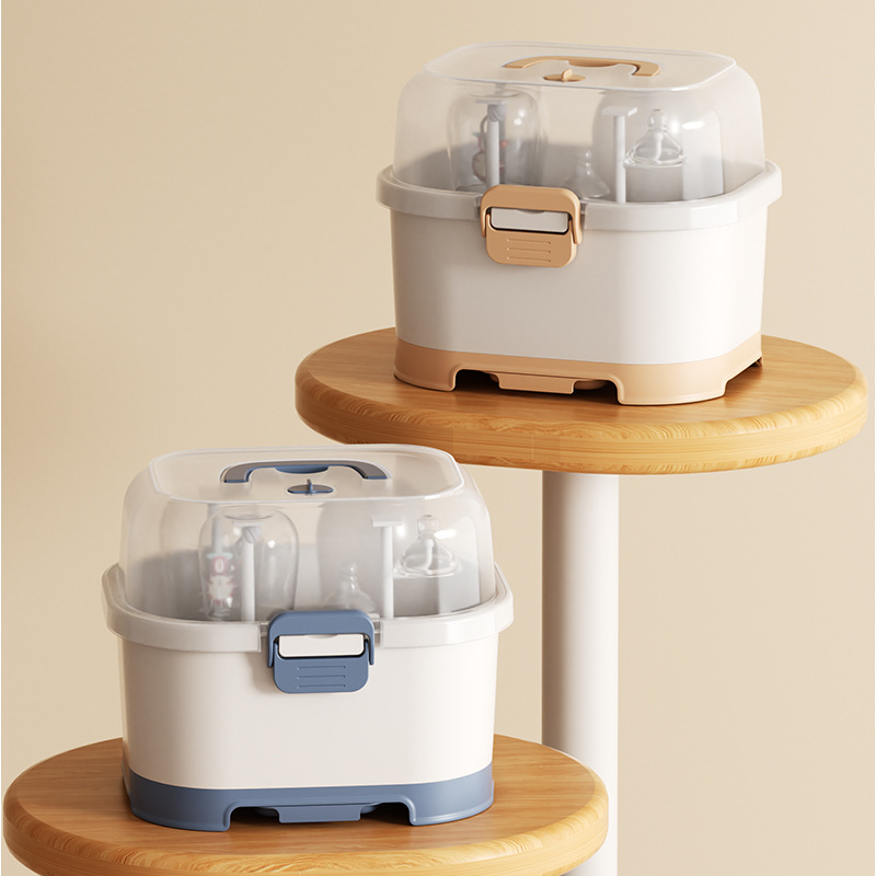 Коробка для хранения детской посуды, с крышкой