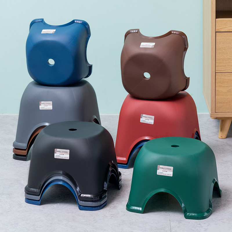 Низкий табурет для взрослых, маленький, пластиковый, оптовая продажа
