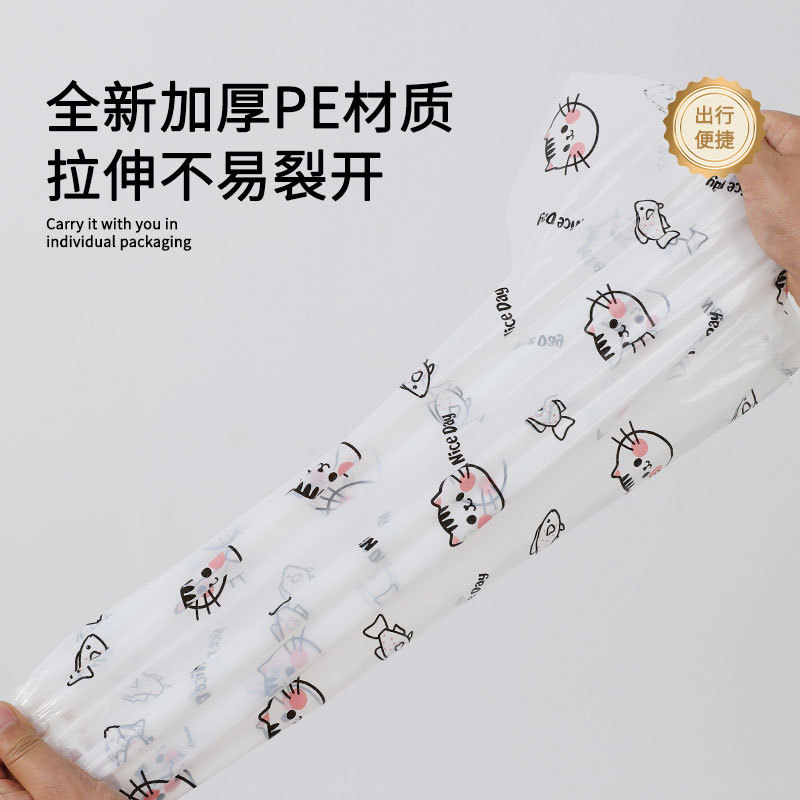 New Disposable Shoe Cover Adult Children Rainy Day Waterproof Rain Shoe Cover PE Middle Tube Wear-resistant High Tube Rainproof Foot Cover