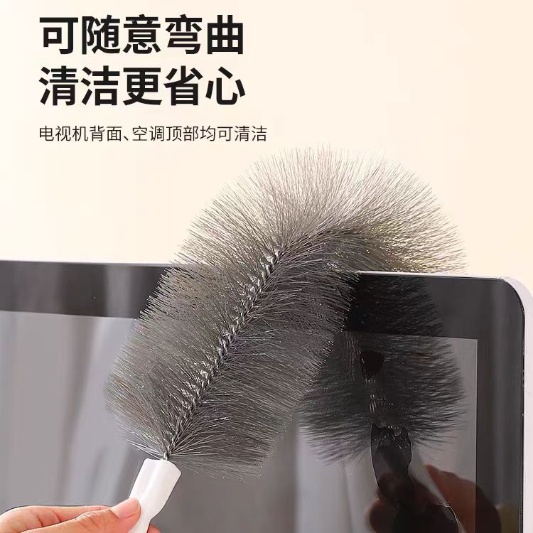 Fan Brush Dust Brush Screen Window Shutter Bendable Cleaning Brush Sewer Brush Household Sofa Dust Duster