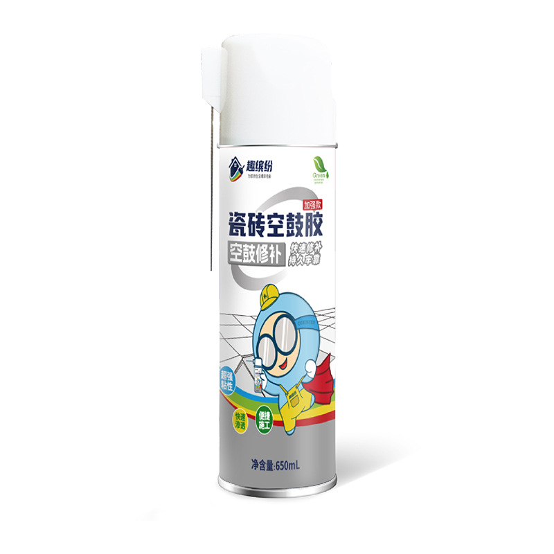 Fun Colorful Ceramic Tile Hollow Drum Adhesive Penetrating Type Quick Filling Curing Ceramic Tile Glue Special Glue for Hollow Drums