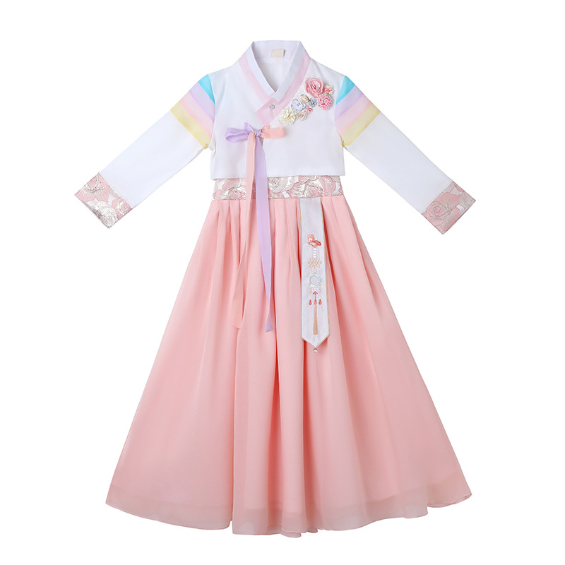 New Girls' Hanbok Ethnic Clothing Korean Clothing Student Performance Hanbok Festival June 1 Performance Dress