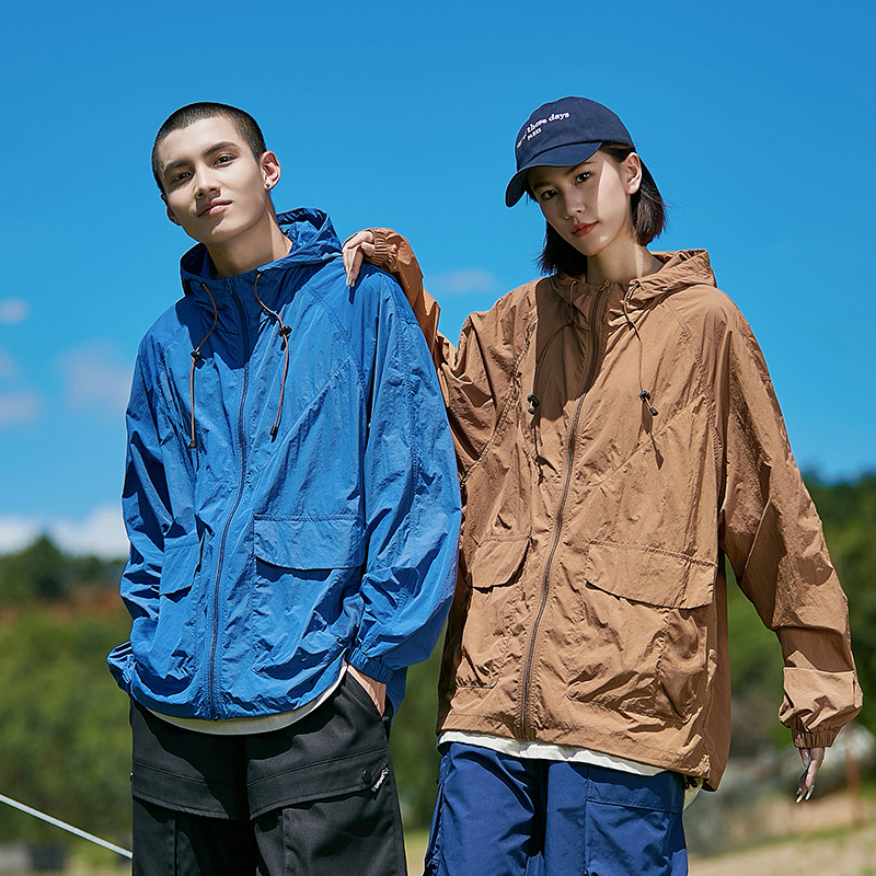 Dopamine Ice Sense Couple's Sun Protection Clothing suit Summer Lightweight Breathable UV Protection Skin Clothing Men's Mountaineering Outdoor