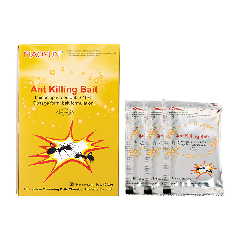 Foreign Trade Wholesale Ant Medicine 8G/Bag Factory Direct Sales English Export Ant Killing Indoor Ant Bait