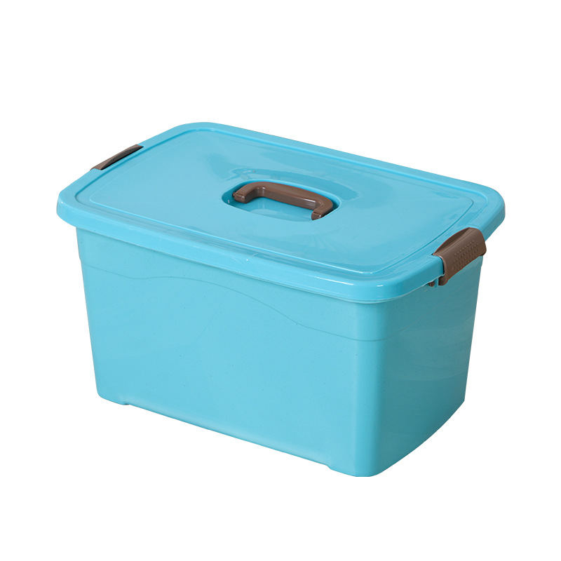 Storage box plastic household clothes toy sundries portable bed bottom finishing box advertising yellow duck storage box manufacturers