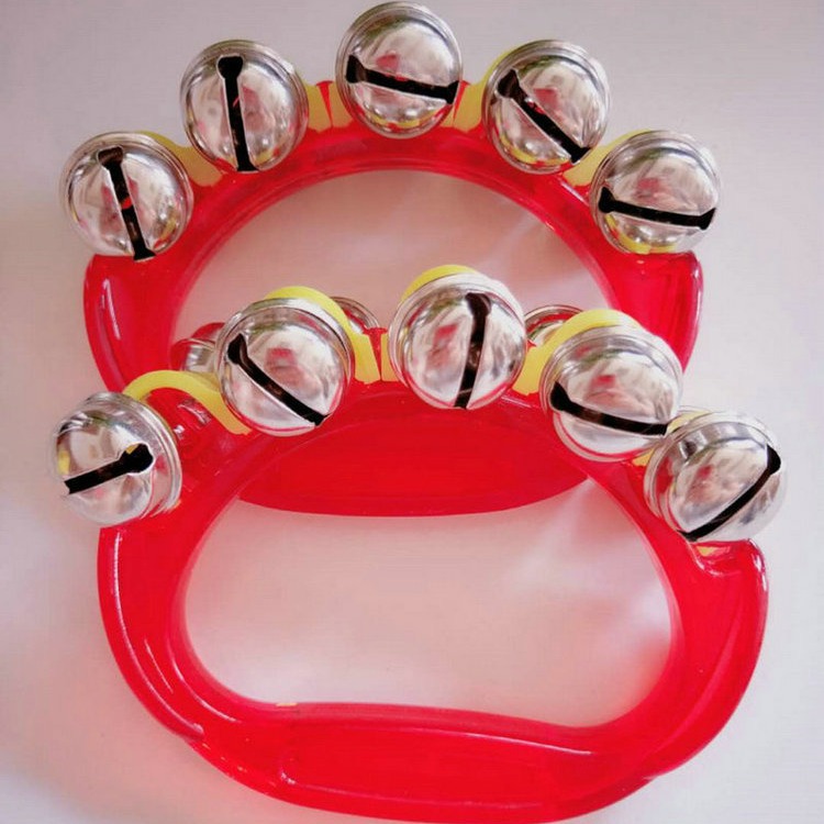 in stock supply hand bell transparent string bell hand bell plastic hand bell hand bell